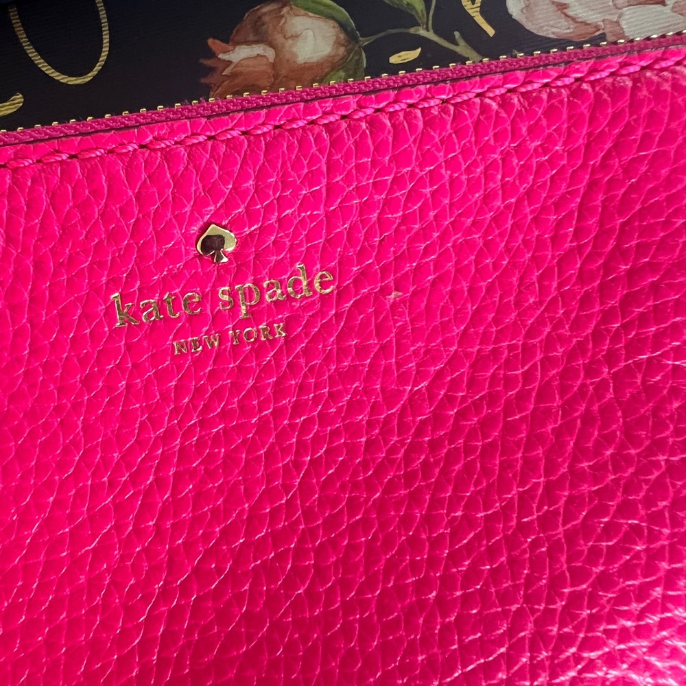 Kate Spade Bright Pink Crossbody Bag with Tassel Accents - Picture 4 of 16
